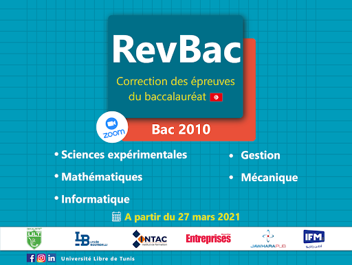 REVBAC: Correction des dix dernières épreuves de baccalauréat en ligne